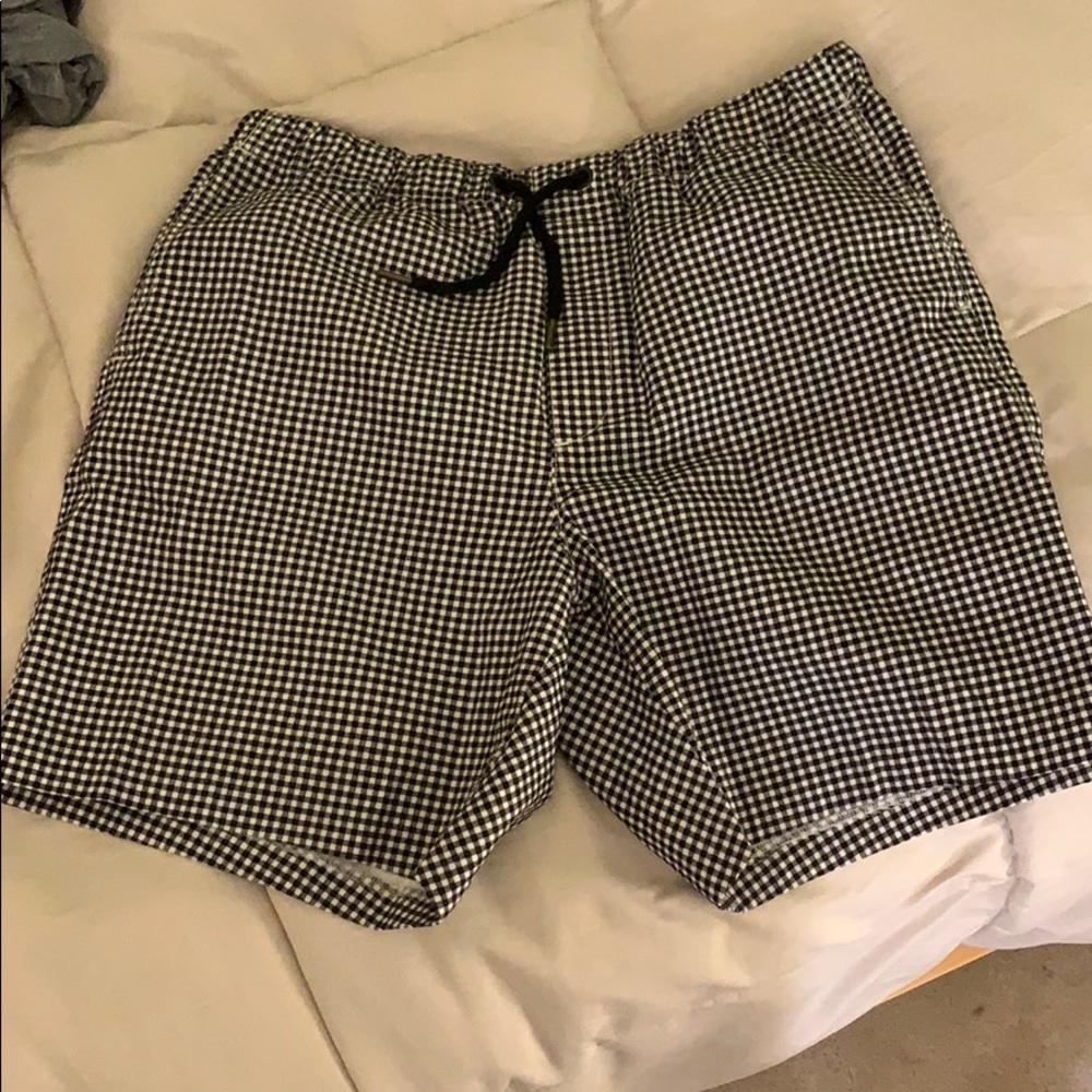 Men’s Checkered Pattern Shorts